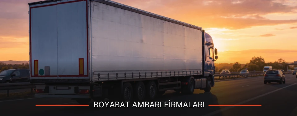 Boyabat Ambarı Taşımacılık Boyabat Ambarı Taşımacılık
